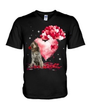 Valentine Balloon - Wirehaired Pointing Griffon V-Neck T-Shirt tile