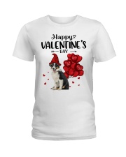 Gnome Hat - Australian Shepherd 2 Ladies T-Shirt tile