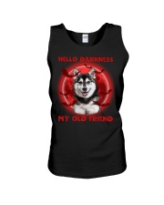 Dark Moon - husky Unisex Tank tile