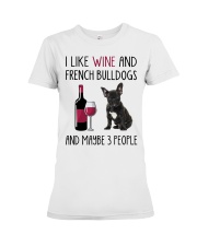 Three People - French Bulldog 1 Premium Fit Ladies Tee tile
