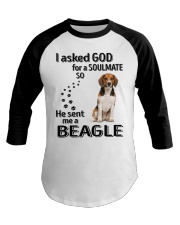 Canine Soulmate - Beagle 2 Baseball Tee tile