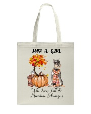 Fall And - Miniature Schnauzer 3 Tote Bag tile