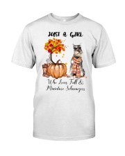 Fall And - Miniature Schnauzer 3 Classic T-Shirt tile