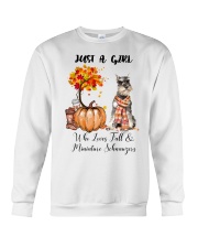 Fall And - Miniature Schnauzer 3 Crewneck Sweatshirt tile