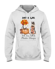 Fall And - Miniature Schnauzer 3 Hooded Sweatshirt tile