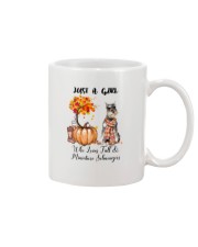 Fall And - Miniature Schnauzer 3 Mug tile