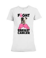 Fight Cancer - American Bulldog Premium Fit Ladies Tee tile