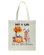 Fall And - Dalmatian Tote Bag tile