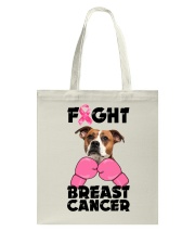 Fight Cancer - American Bulldog 1 Tote Bag tile