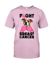 Fight Cancer - American Bulldog 1 Classic T-Shirt front