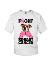 Fight Cancer - American Bulldog 1 Youth T-Shirt tile
