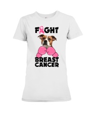Fight Cancer - American Bulldog 1 Premium Fit Ladies Tee tile