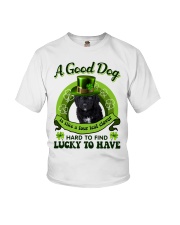 Four Leaf - BLACK Goldendoodle Youth T-Shirt tile
