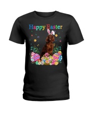 Happy Easter - Irish Setter Ladies T-Shirt tile