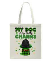 Lucky Charm - BLACK Cocker Spaniel Tote Bag tile