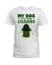 Lucky Charm - BLACK Cocker Spaniel Ladies T-Shirt tile