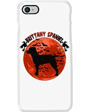 Blood Moon - Brittany Spaniel Phone Case tile