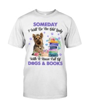 Old Lady - Yorkshire Terrier 2 Premium Fit Mens Tee tile