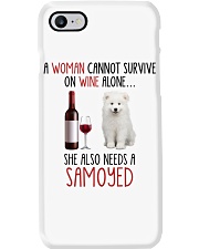She Also Needs - Samoyed Phone Case tile