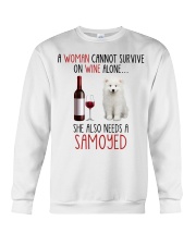 She Also Needs - Samoyed Crewneck Sweatshirt tile
