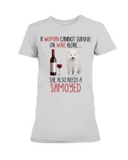 She Also Needs - Samoyed Premium Fit Ladies Tee tile