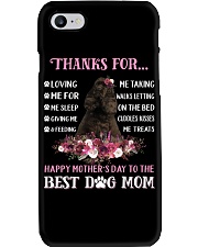 Thanks Mom - BLACK American Cocker Spaniel Phone Case tile