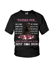 Thanks Mom - BLACK American Cocker Spaniel Youth T-Shirt tile