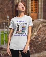 Old Lady - BLACK Miniature Pinscher Classic T-Shirt apparel-classic-tshirt-lifestyle-06