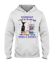Old Lady - BLACK Miniature Pinscher Hooded Sweatshirt tile