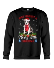 Little Christmas - Pitbull 2 Crewneck Sweatshirt tile