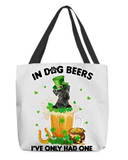 Dog Beers - Giant Schnauzer All-Over Tote tile