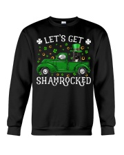 Shamrocked - BLACK French Bulldog Crewneck Sweatshirt tile