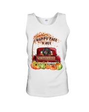 Pumpkin House - Black Long-haired Dachshund Unisex Tank tile