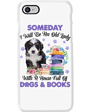 Old Lady - Bernedoodle Phone Case tile