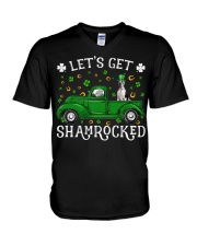 Shamrocked - Great Dane 2 V-Neck T-Shirt tile