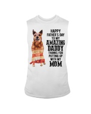 Father Day - Red Heeler Sleeveless Tee tile