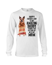 Father Day - Red Heeler Long Sleeve Tee tile