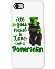 Lucky Need - BLACK Pomeranian Phone Case tile
