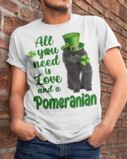 Lucky Need - BLACK Pomeranian Classic T-Shirt apparel-classic-tshirt-lifestyle-26