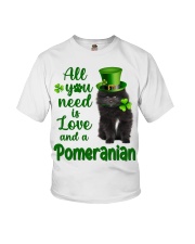 Lucky Need - BLACK Pomeranian Youth T-Shirt tile