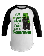 Lucky Need - BLACK Pomeranian Baseball Tee tile