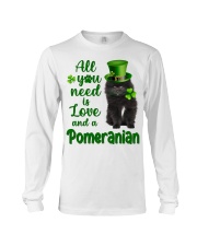 Lucky Need - BLACK Pomeranian Long Sleeve Tee tile