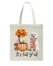 It is Fall - Maltese 1 Tote Bag tile