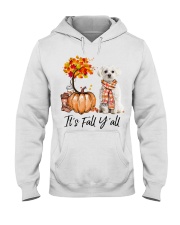 It is Fall - Maltese 1 Hooded Sweatshirt tile