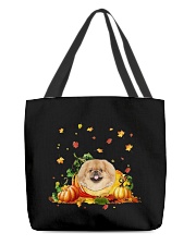 Pumpkin Cave - TAN Pekingese All-Over Tote tile
