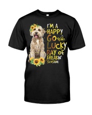 I Am Happy Go Lucky Goldendoodle Premium Fit Mens Tee tile