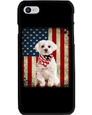 Maltese - American Flag Phone Case tile