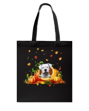 Pumpkin Cave - Dogo Argentino Tote Bag tile