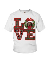 Christmas Love - Sussex Spaniel Youth T-Shirt tile