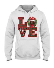 Christmas Love - Sussex Spaniel Hooded Sweatshirt front